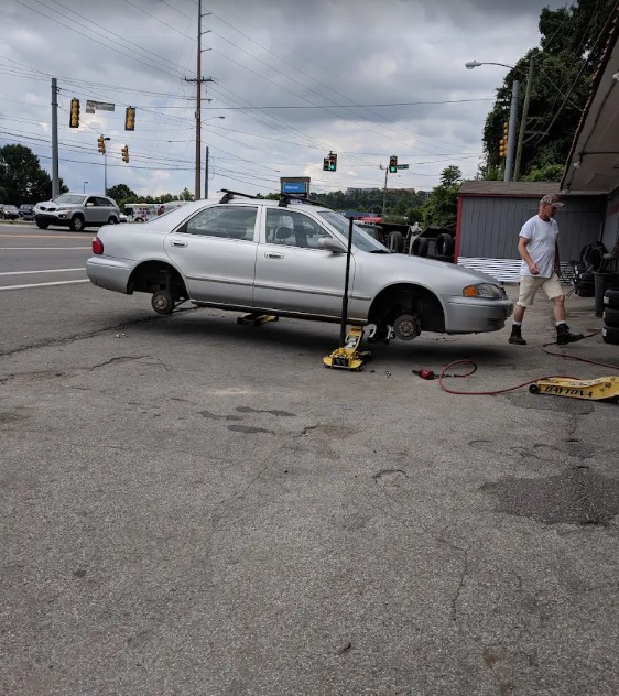 Flat Tire Repair at Redline Tire